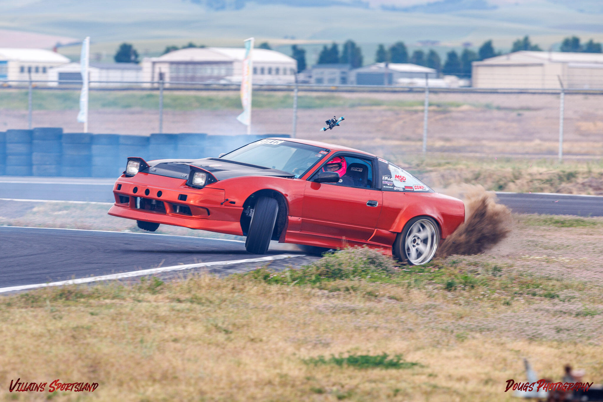 Driver participating in the Villains Invitation Project at Villains Sportsland