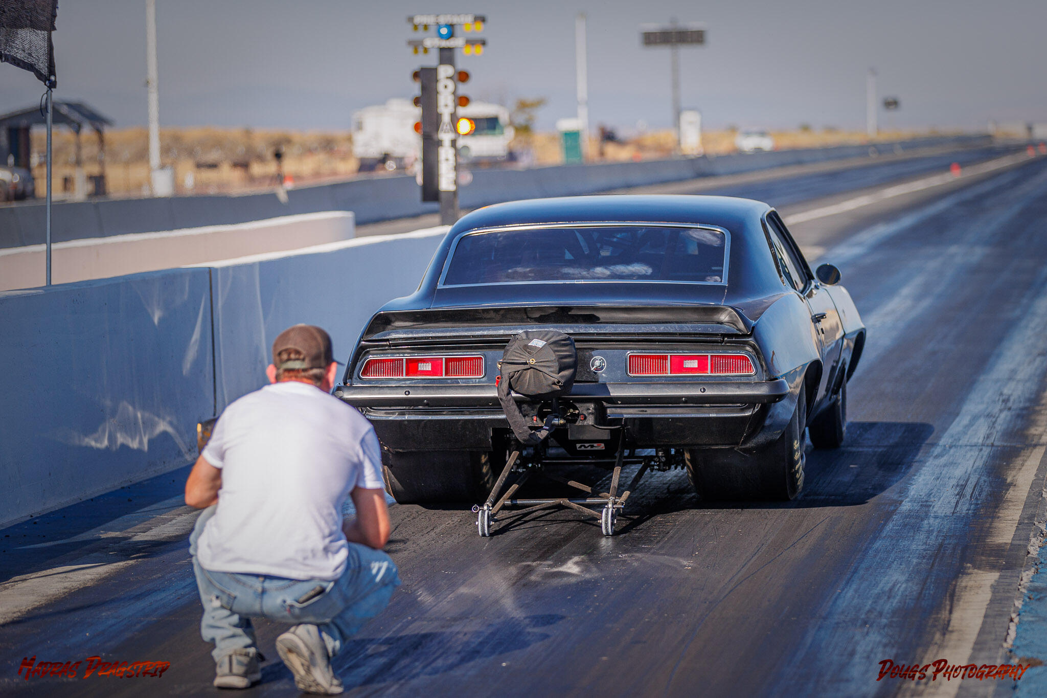 Racer at Madras Dragstrips 2024 Halloween Terror