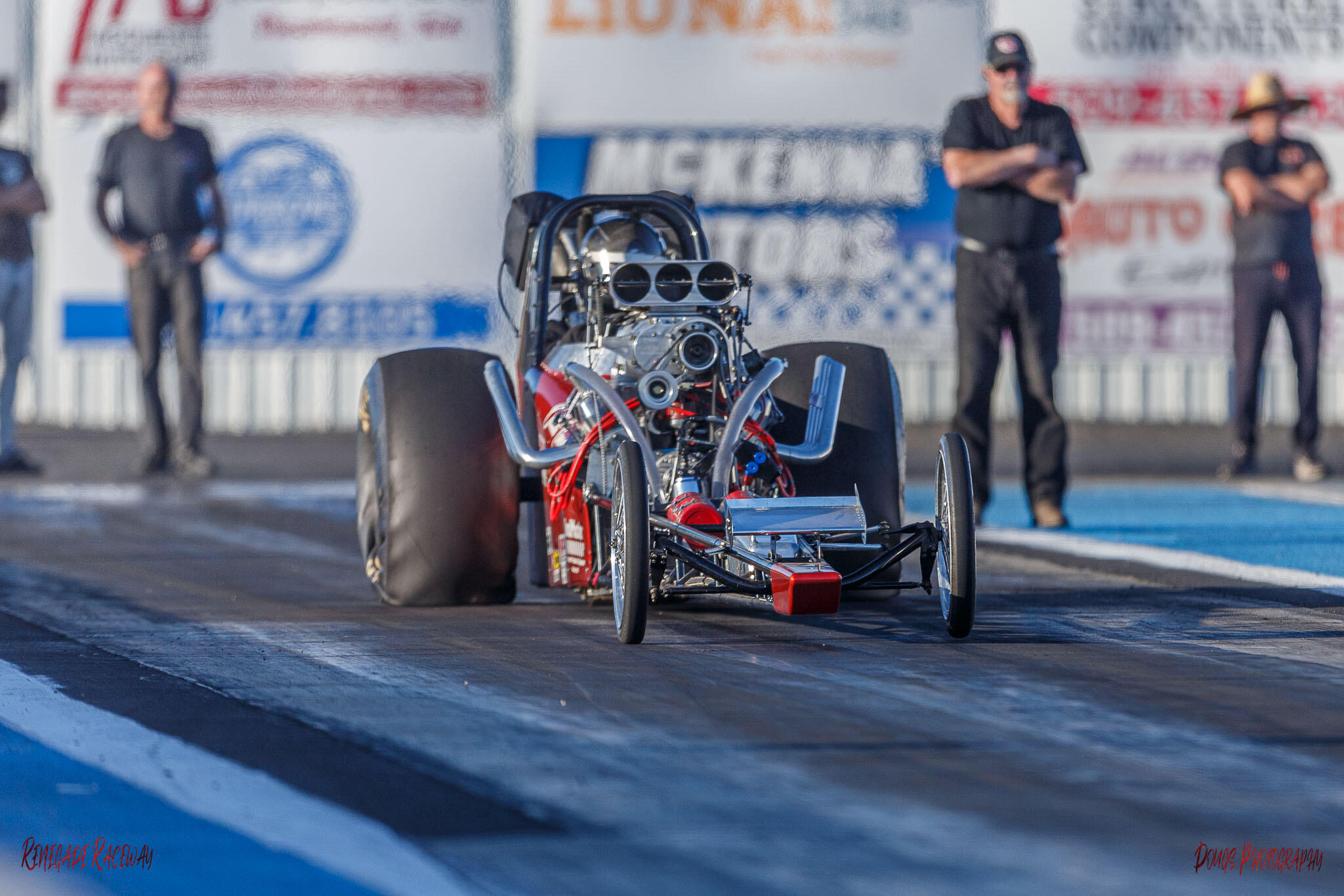 Racer competing at Renegade Raceways Auto Max Gamblers Race