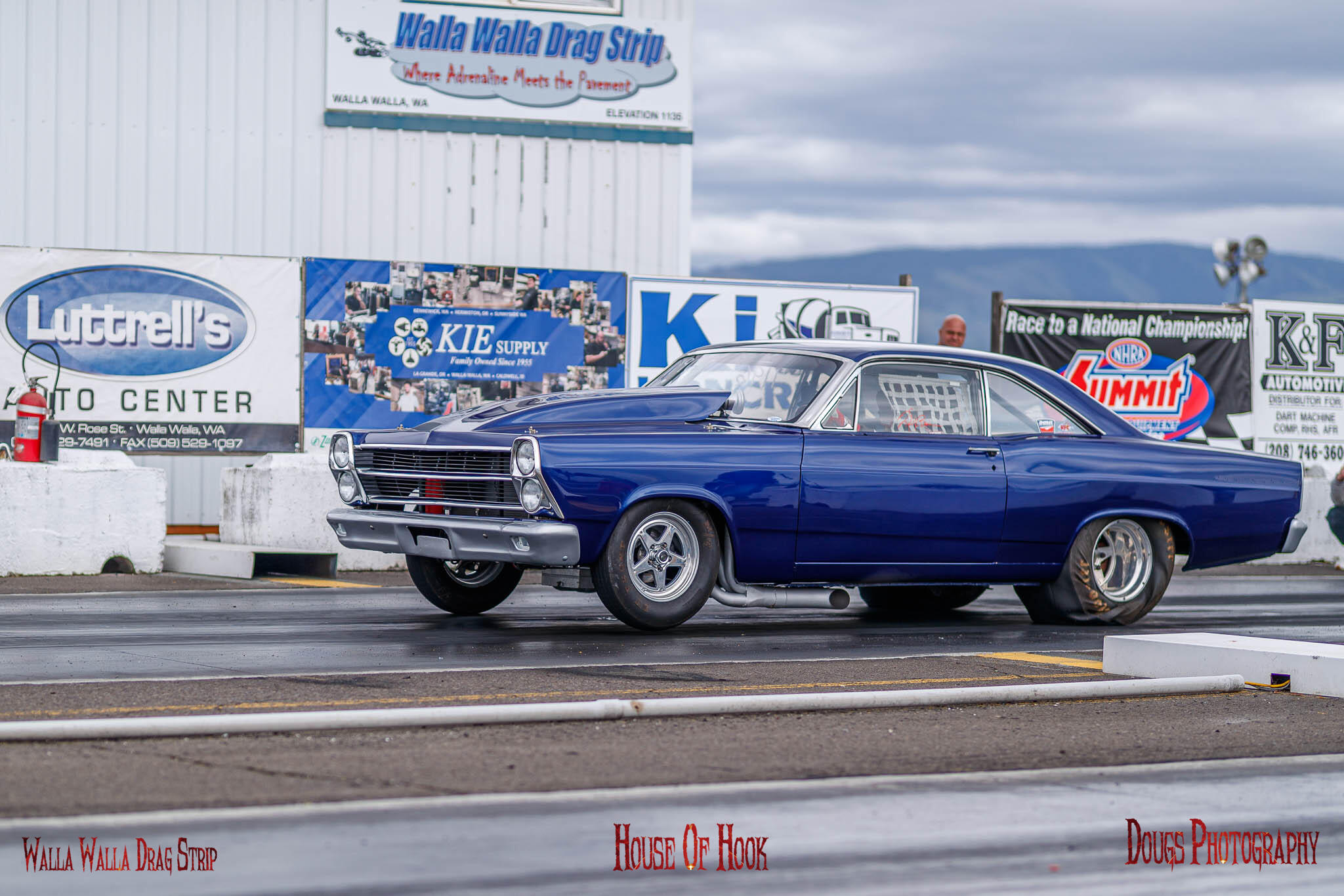 Racer competing at Walla Walla Drag Strip on April 27th 2024.