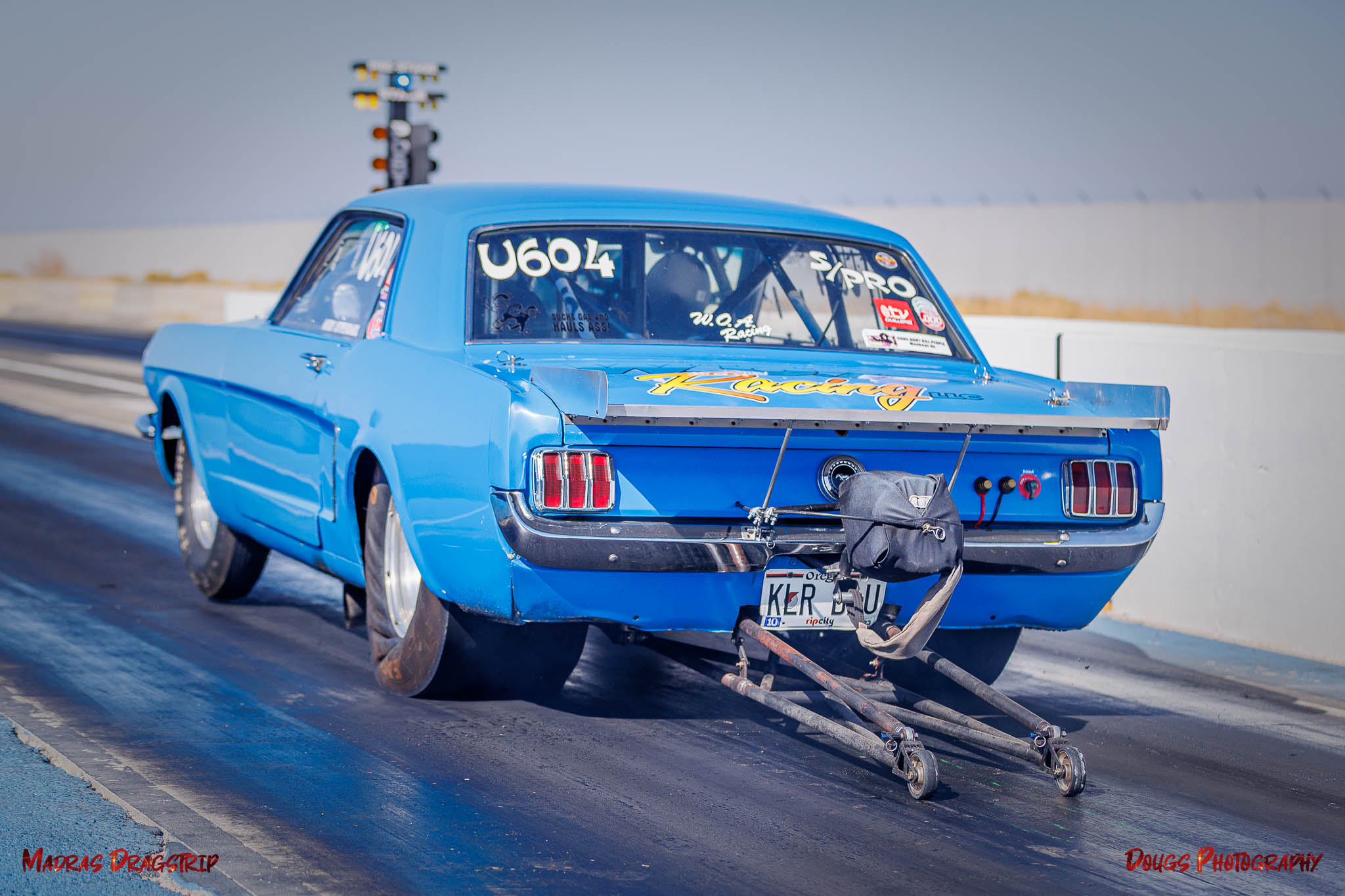 Racer at Madras Dragstrips 2024 Halloween Terror