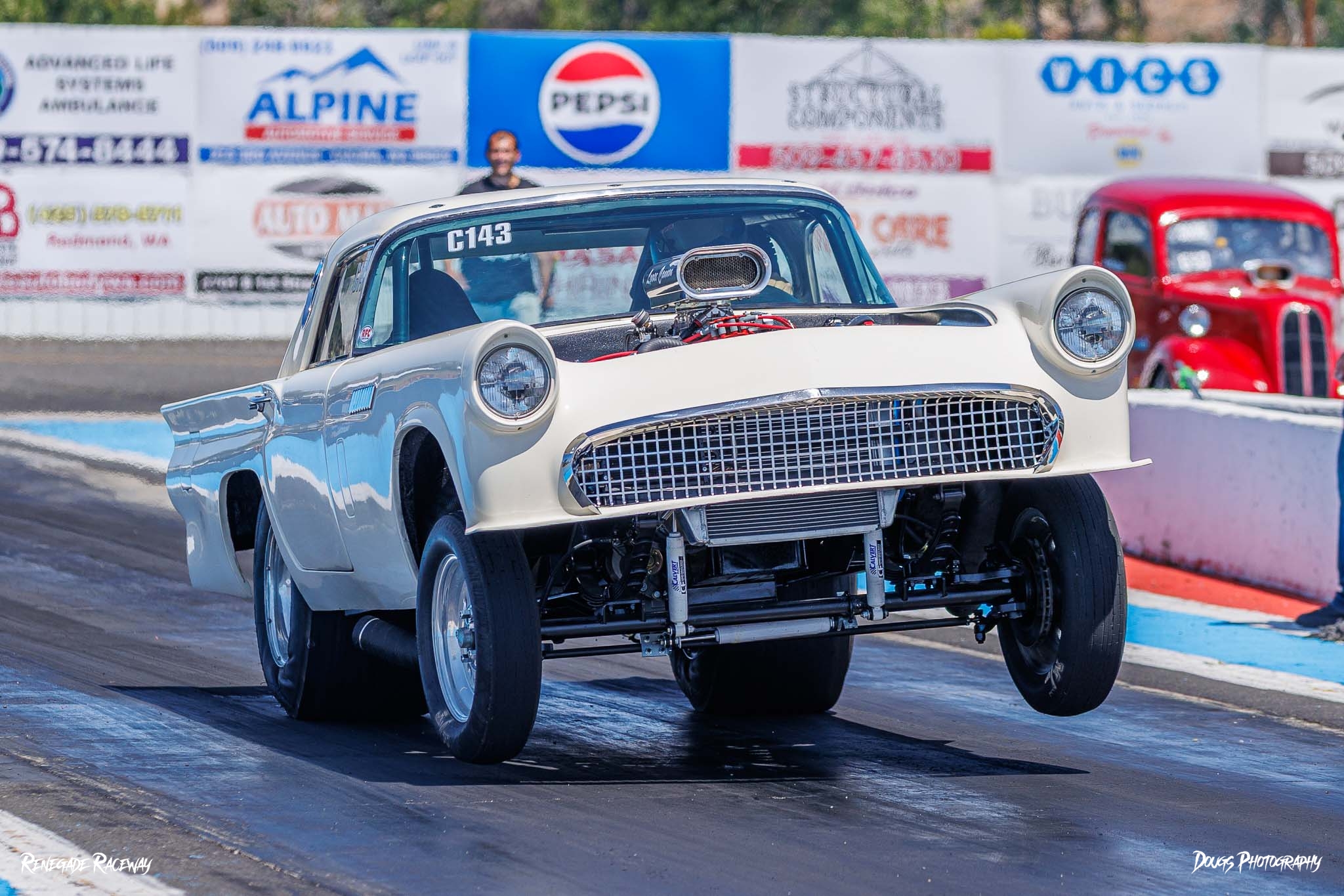 Racer competing at Renegade Raceways 15th annual Dee Adams Fire and Thunder