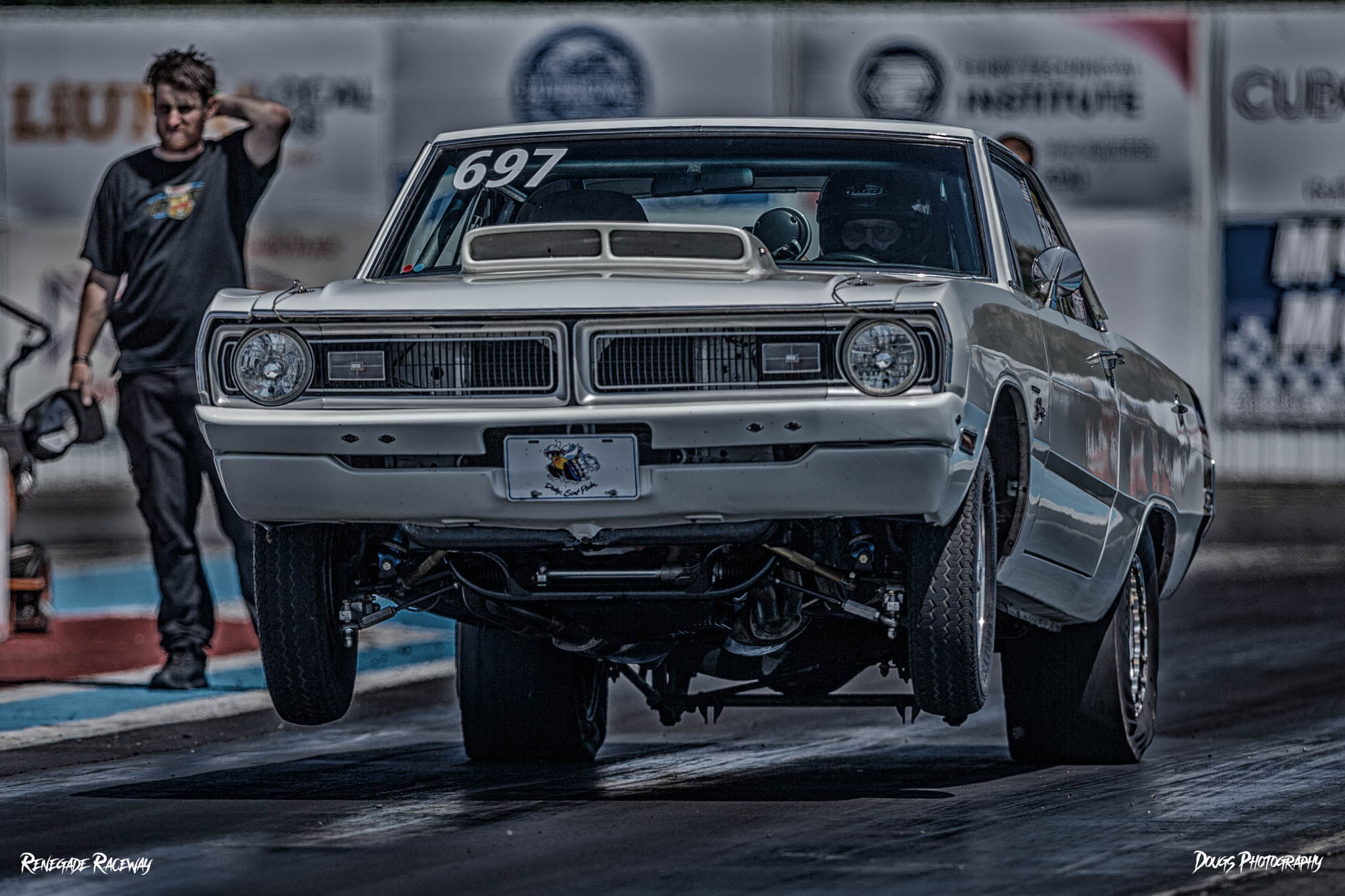 Racer competing in the 15th Annual Dee Adams Memorial hosted by Renegade Raceway