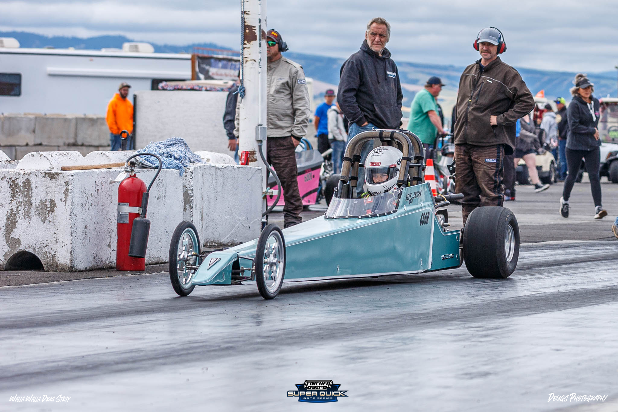 Racing during Fincher Fabrication Super Quick Series Round which took place during Walla Walla Drag Strip's 2025 NAPA Points race #8