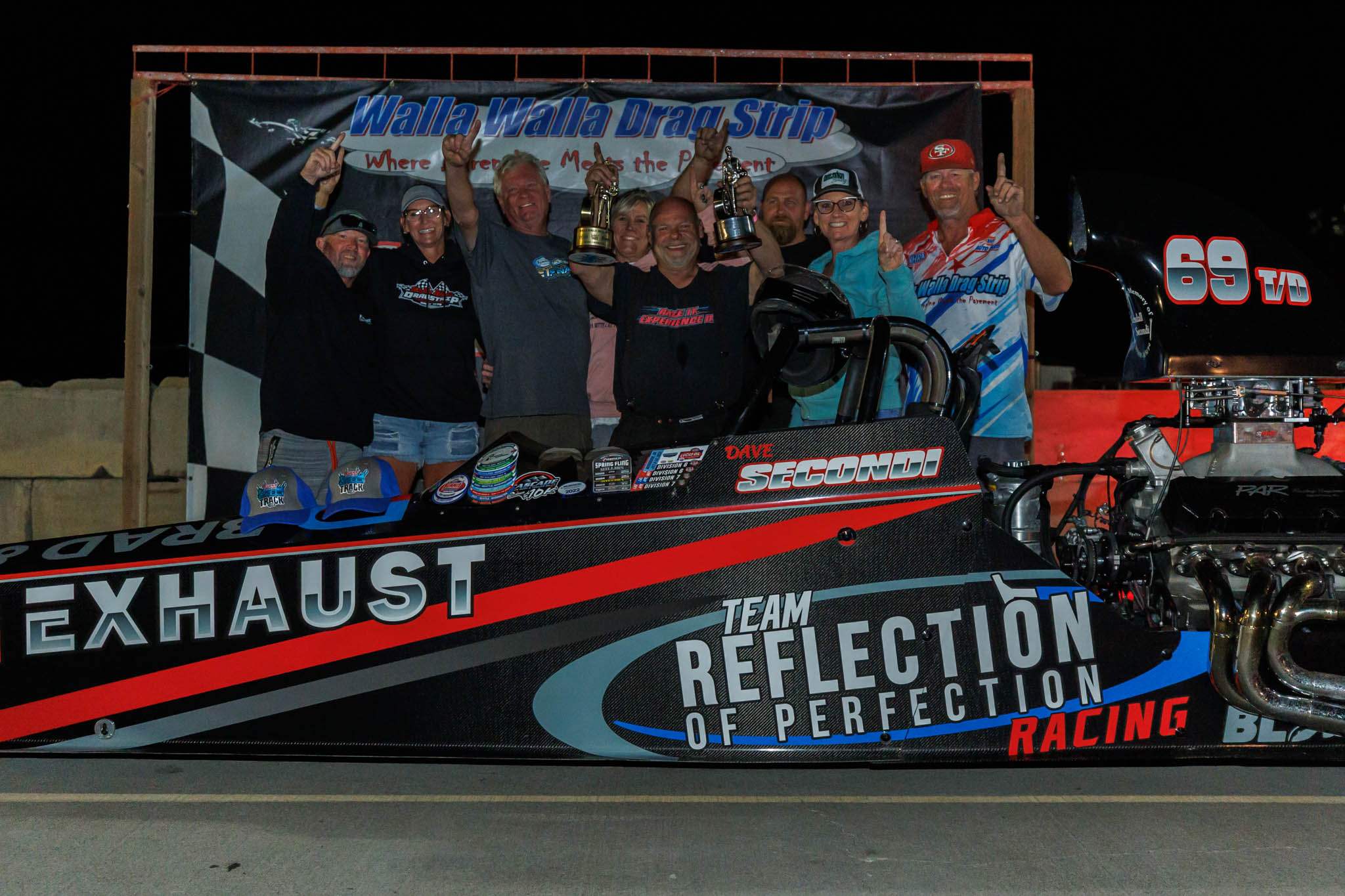 Racing at Walla Walla Drag Strips NAPA Points Race 14