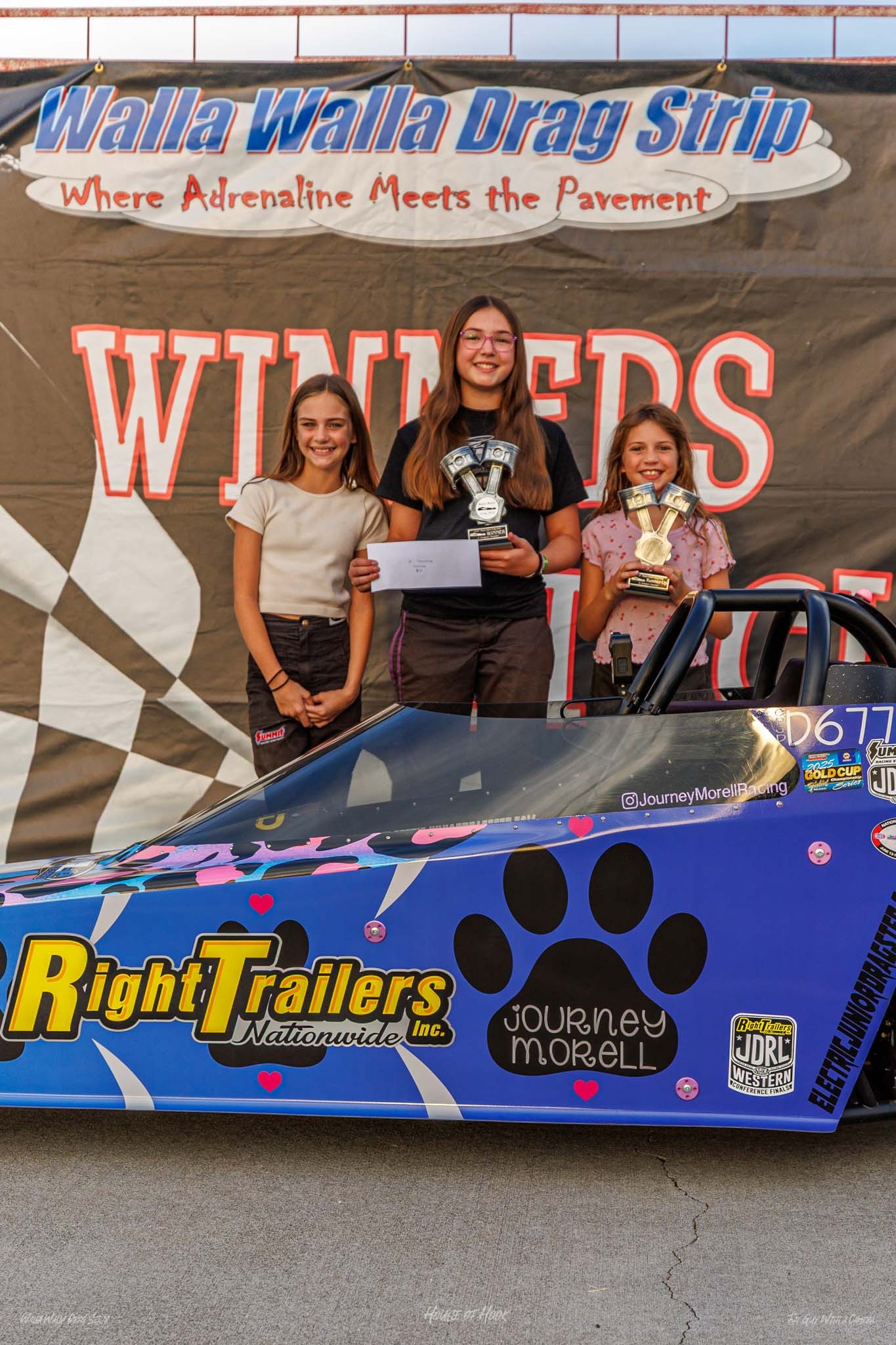 Racing at the 11th race of Walla Walla Drag Strip's 2025 NAPA Points season